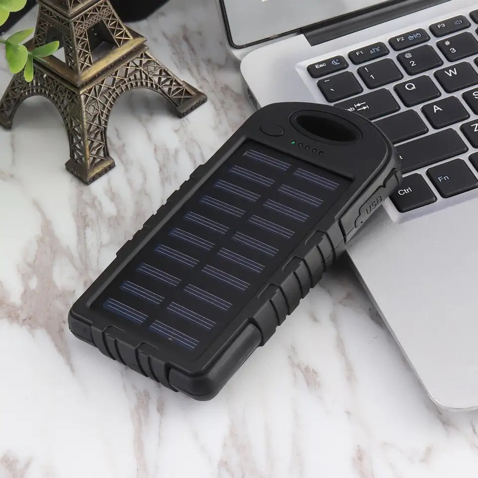 Baterie externa cu incarcare solara, PowerBank, ES500, 5000mAh